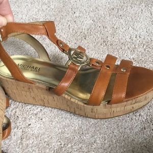 Michael Kors strappy sandals/ wedge